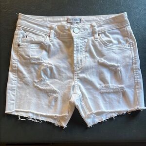 Dear John Women's White Distressed Shorts Sz: 25